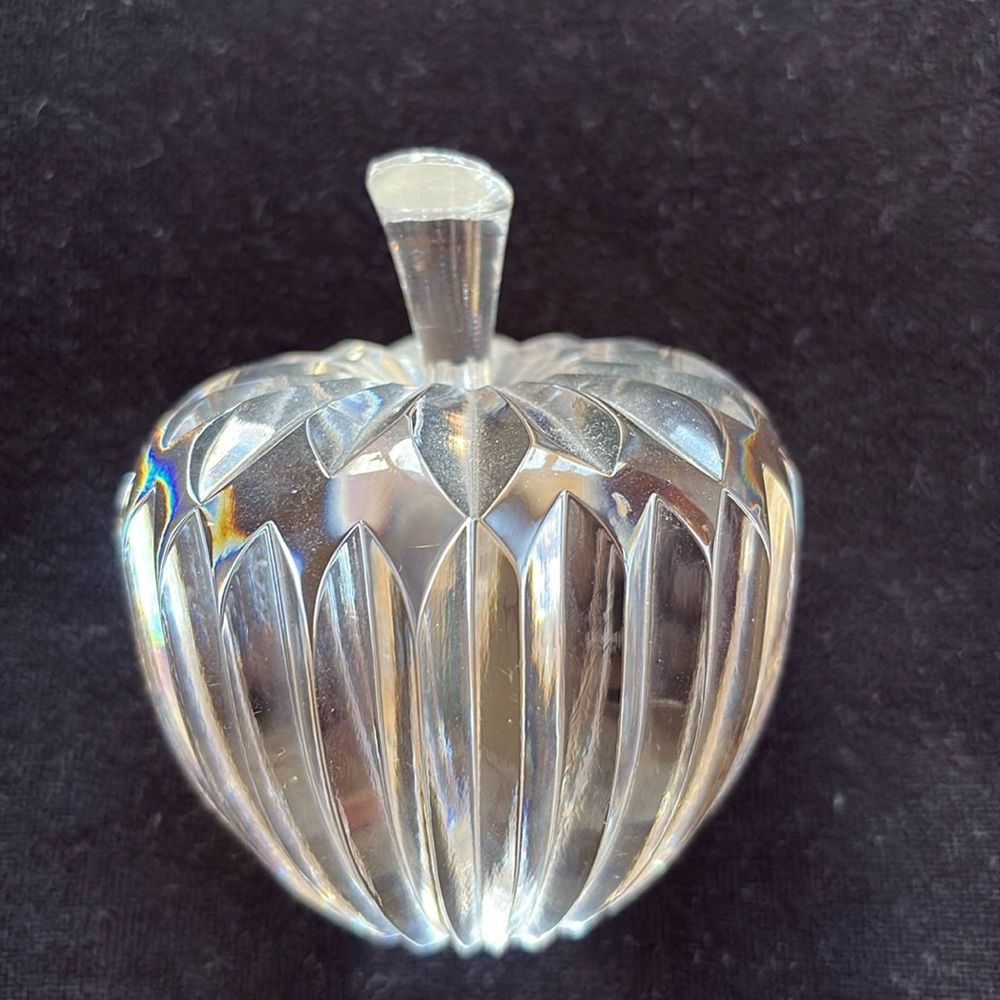 Waterford Big Apple Paperweight